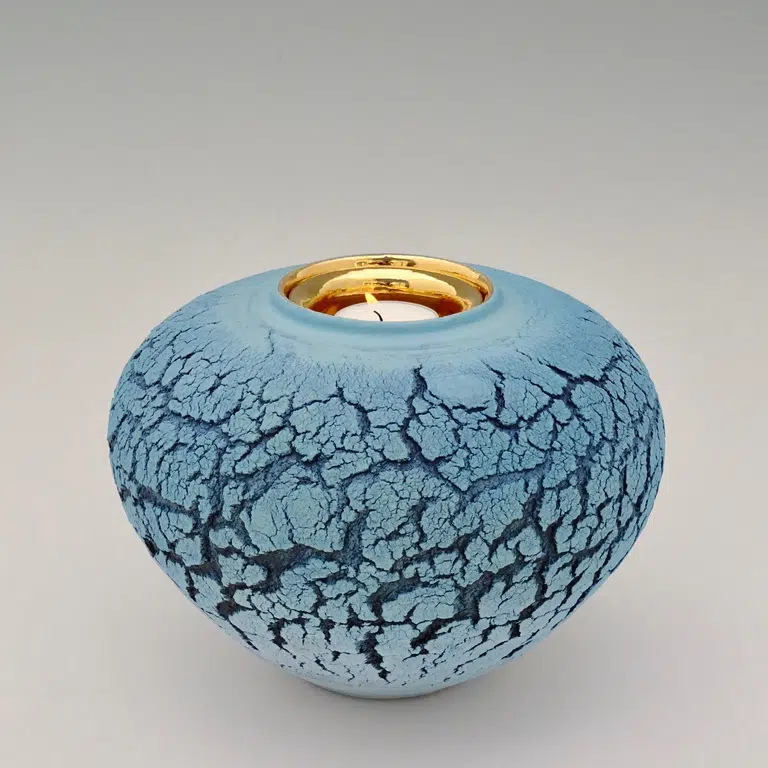 In memoriam- urn met kaars I