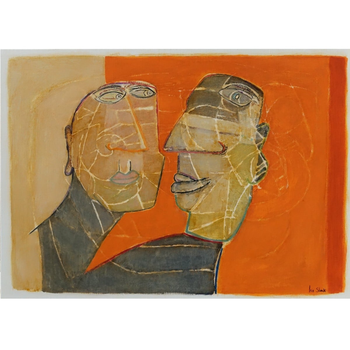 Oranje geluk - Iris Slock