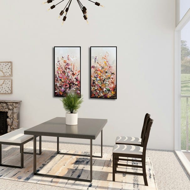interieur 2 luik schilderij