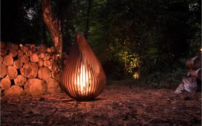 Dewdrop vuurkorf – tussen kunst en design