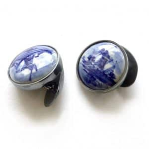 Manchetknopen Delftsblauw - Sieders & Van Doorn