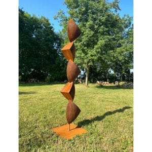 Cinco Quadras cortenstaal - Angelo Moyano