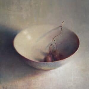 Schaaltje met druiven - Anneke Elhorst
