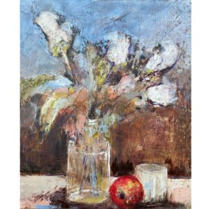 Stilleven met appel - Annemiki Bok